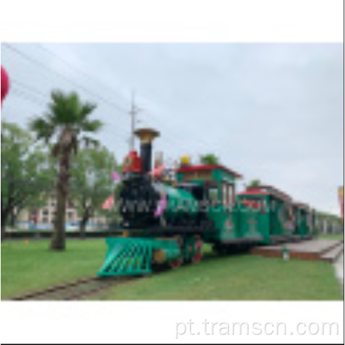 Parque ao ar livre mini trem sem trilhos para venda